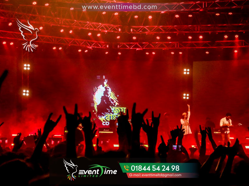 Concert Event Management Companies in Dhaka Bangladesh Concert and event management companies are companies that plan, coordinate, and execute events including concerts, festivals, and conventions. These businesses often employ a team of coordinators and planners with experience managing all aspects of events. The preliminary planning stages to on-site execution and post-event evaluation. Concert Event Management Companies Most concert and event management companies offer a wide range of services. That may be customized to meet specific clients. Some of the services that may be provided. Include the creation of the event concept, venue selection and booking, marketing and promotion. The event, on-site event management and coordination, and post-event analysis. What are concert event management companies? A business that focuses on organizing and carrying out concert events. These businesses often employ a staff of seasoned experts familiar with the management and planning of events. They collaborate with the performer or the performer’s crew to organize every facet of the event. The location and ticket sales to staging and security. The best possible terms for their clients can sometimes be secured. Event management companies frequently have with venues and suppliers. They also have a thorough understanding of the concert business. Offer artists and their teams insightful information and recommendations. A concert event management company’s main objective is to ensure the concert succeeds. That the performer is satisfied with the outcome. A professional concert event management company will put in a lot of effort to ensure that the concert succeeds and that everyone who attends has a nice time. What do concert event management companies do? Assuming you want a broad response, concert event management companies are in charge of a wide range of duties. They handle tickets, marketing, and work with the artist to make sure they are comfortable and have everything they need. They also work with the venue to ensure the event works properly. Concert events would be much more tumultuous and would not go as smoothly without concert event management organizations. These businesses play a crucial role in ensuring that concerts and other events run without a hitch. How do concert event management companies benefit concertgoers? There are many moving components involved in organizing a concert, all of which must work together flawlessly for the event to be a success. Event management companies for concerts can help in this situation. These businesses specialize in managing all of the concert-related logistics, including the venue, talent, promotion, and ticket sales. Peace of mind is among the main advantages that concert event management companies can provide concertgoers. A concert’s planning and execution can be difficult. With a qualified business in charge, attendees can relax knowing These businesses have the expertise and knowledge to ensure. Allowing concertgoers to simply sit back and take in the performance. The ability to connect with a network of experts is another advantage these businesses provide. They bring a team of skilled technicians, stage managers, and other specialists who are essential for producing a great show. This access to a team of experts guarantees that the concert will go without a hitch. EVENT TIME BD Famous Event Planning Companies Finally, concert event management companies offer peace of mind when it comes to ticket sales. When concertgoers buy tickets from a professional company, they can be sure that the tickets are legitimate and that they will be able to get into the show. These companies also have relationships with ticket vendors, so if a concertgoer does have any trouble with their ticket, they will be able to get help from the company. In short, concert event management companies offer a number of benefits that make the concertgoing experience more enjoyable and hassle-free. With their experience and expertise, these companies can take care of all of the details that go into putting on a concert, so that concertgoers can just sit back and enjoy the show. How do concert event management companies benefit concert promoters? A good concert event management company offers a lot of benefits for concert promoters. They can help to negotiate contracts, handle logistics, and promote the concert to generate ticket sales. A good concert event management company will also have a good relationship with venues and vendors, which can save the promoter money and help to ensure a smooth event. Concert promoters can save a lot of time and stress by working with a concert event management company. They can focus on other aspects of their business, or simply enjoy the peace of mind that comes with knowing that someone else is taking care of the details. A good concert event management company will also have a wealth of experience and knowledge to draw upon, which can be invaluable to a promoter who is new to the business. In addition to saving time and money, promoters can also benefit from the increased publicity and ticket sales that a concert event management company can provide. A good company will have a good marketing strategy and the necessary contacts to get the word out about the concert. They can also help to sell tickets by working with ticketing services and handling ticket distribution. Overall, concert event management companies provide a number of important benefits to concert promoters. They can save time and money, handle logistics, promote the concert, and sell tickets. A good company can be invaluable to a promoter and can help to ensure a successful event. How do concert event management companies benefit artists? Concert event management companies offer a variety of benefits to artists. By taking care of the logistics and planning of a concert, event management companies allow artists to focus on their performance. In addition, these companies often have relationships with promoters and venues, which can result in artists getting better deals. Furthermore, concert event management companies can provide marketing and publicity support, helping to increase the visibility of an artist’s concert. While some artists may feel that they can manage their own concerts, using the services of a concert event management company can be a wise investment. concert event management companies offer a wealth of experience and resources that can result in a successful concert. Concert event management companies are a vital part of the music industry, and they play a critical role in ensuring that live music events are successful. By working closely with artists, promoters, venue owners, and other stakeholders, these companies are able to ensure that all of the necessary logistical details are taken care of and that the event runs smoothly. In addition, concert event management companies often have strong relationships with local law enforcement and emergency services, which helps to ensure the safety of everyone involved.